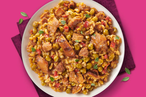 6 Pack (6/9.9 oz K12 Miss Olives Chicken Tikka Masala & Rice Meal, Trays) Heat & Serve Microwave Meals Compliant