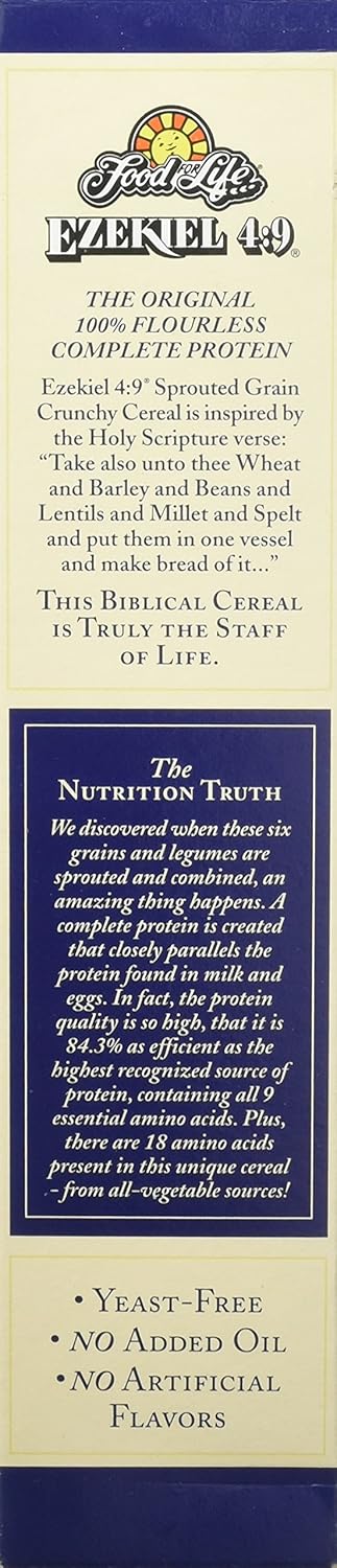 4:9 16 OZ Food For Life Cereal Ezekiel Golden Flax