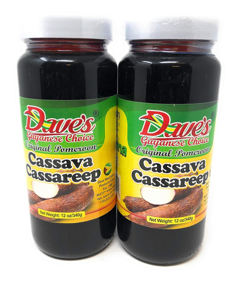 Dave's Guyanese Choice Original Pomeroon Cassava Cassareep 12oz 340g (2 Pack)