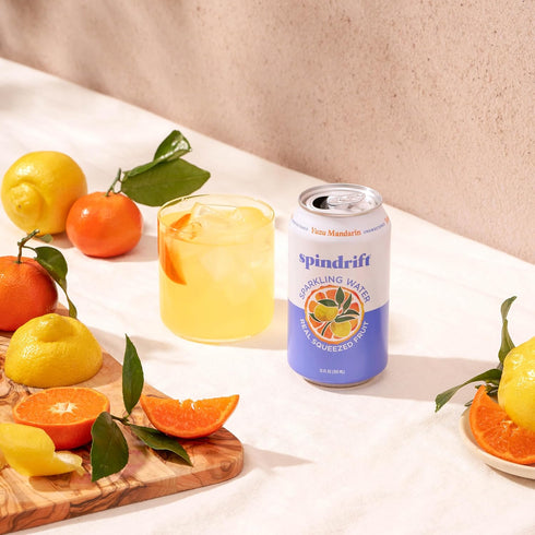 8pk, 12 SPINDRIFT Yuzu Mandarin Sparkling Water FZ