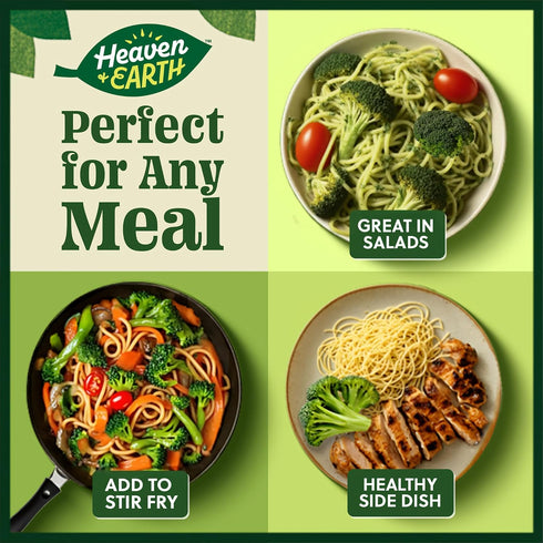 9 oz (2 Pack) Gusset Heaven & Earth Hearts of Palm Spaghetti, Ready to Eat | Pouch | Low-Carb, Keto & Paleo Friendly