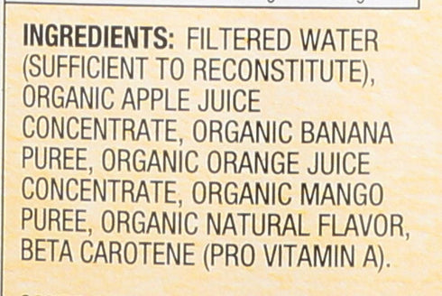 32 SANTA CRUZ ORGANIC Organic Orange Mango Juice, FZ