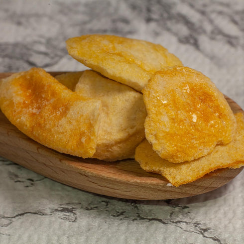 6 oz Survival Grocery Freeze Dried Peaches All-Natural, No Added Sugar or Preservatives, Rich in Vitamin C & Fiber