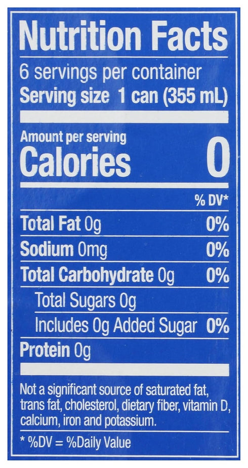 12 Oz Pack 6 Zevia Zero Calorie Soda Cola