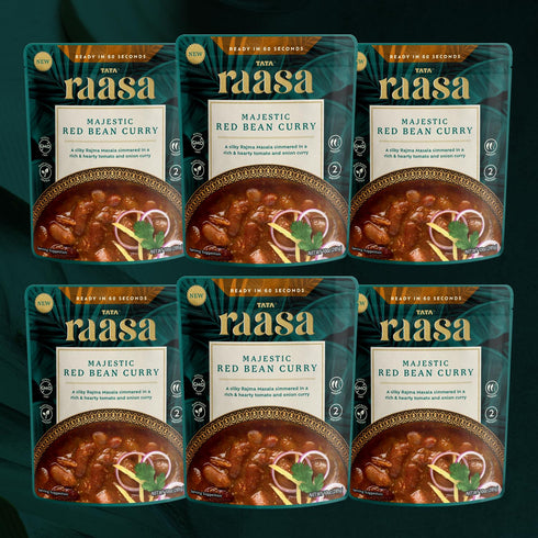 Tata Raasa Majestic Red Bean Curry, Vegan Friendly, Non-GMO, 10 Ounce (Pack of 6)