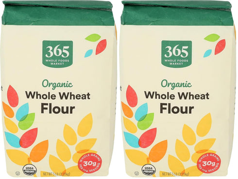 365 by Whole Foods Market, Organic 100% Whole Wheat Flour, 80 Ounce