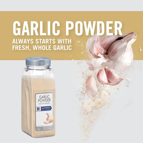 McCormick Culinary Garlic Powder, 21 oz, Culinary Grade Seasoning