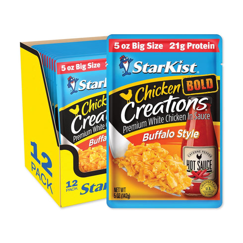 StarKist Chicken Creations BOLD Buffalo Style Pouch (5 oz - 12 Pack)