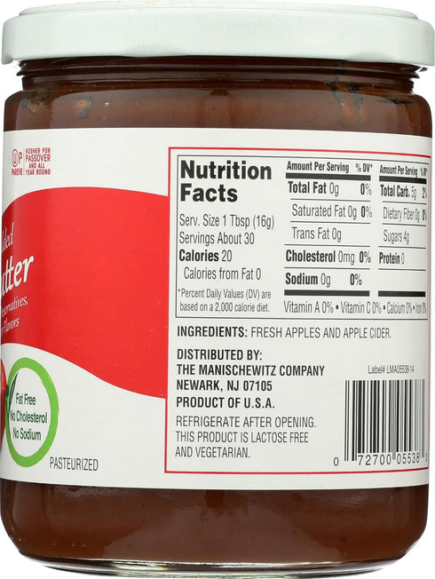 17 OZ MANISCHEWITZ Apple Butter