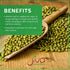 4 LB Jiva Organics Organic Mung Beans Whole LARGE Bag - Green Moong Bean