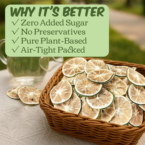 16 oz 1 lb 454g Dehydrated Lime Slices / / Bulk - Cocktail Garnish, Baking, Cooking, Tea, Crafts | All-Natural Dried