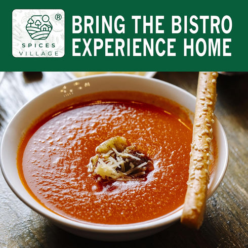 16 oz, Spices Village Tomato Soup Mix, Gluten Free Ramen Base, MSG FreeTomato Soup Base Powder, Kosher