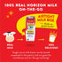 1% Omega-3, 8 oz, 12 Pack Horizon Organic Shelf-Stable Low Fat Milk Boxes with DHA Vanilla, fl