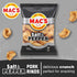 3oz (12-Pack) Mac's Salt and Pepper Fried Pork Skins - Salt & Pepper Flavored Chicharrones Pork Rinds - Low Carb