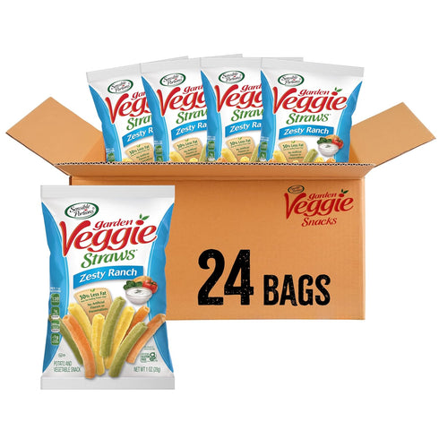 Sensible Portions Garden Veggie Snacks - Ranch Veggie Straws, Snack Size, 1