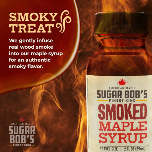 Sugar Bob's Finest Kind Smoked Maple Syrup - Travel Size, 2 oz