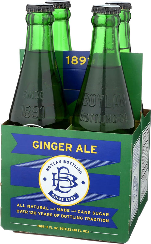 4-pk, 12 oz Boylan Bottling Co, Ginger Ale, fl