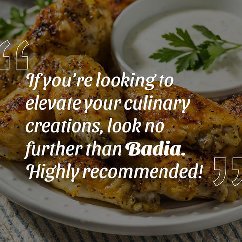 24 oz Badia Lemon Pepper Seasoning, - Pepper, Garlic & Onion, Zesty Citrus Blend for Chicken, Seafood & Vegetables