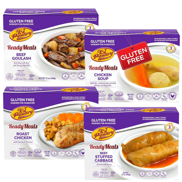 KJ Poultry Kosher for Passover Gluten Free Meals, Matzo Ball Chicken Soup