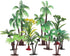 10Pcs Miniature Coconut Palm Tree Model Artificial Greenery Plant Decoration DIY Train