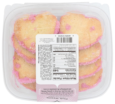 Little Raes Bakery 8.7 OZ Pink Hearts Shortbread Cookies