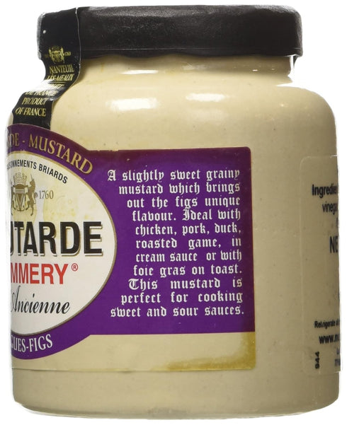 Pommery Meaux Mustard in Artisan Pottery with Figs