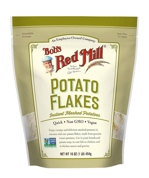 Bob's Red Mill Potato Flakes, 16oz (Pack of 1) - Non GMO,