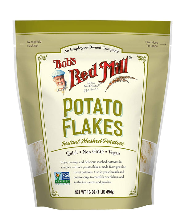 Bob's Red Mill Potato Flakes, 16oz (Pack of 1) - Non GMO,