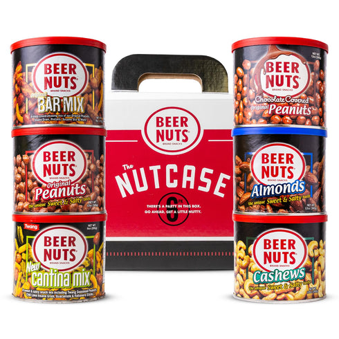 Beer Nuts Brand Snacks, Original Nutcase, Perfect for Gifting, Original Peanuts, Original