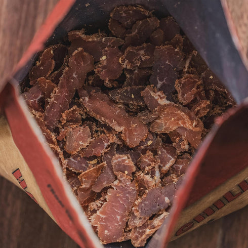 1lb (16oz) Biltong Depot Lean Original Biltong Slices - | Air-Dried Beef Jerky Snack | High Protein | Paleo & Keto