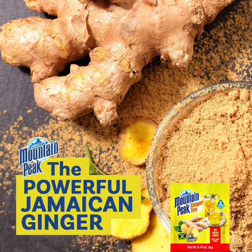 14 Jamaica Mountain Peak Ginger Instant Tea Unsweetened sachets