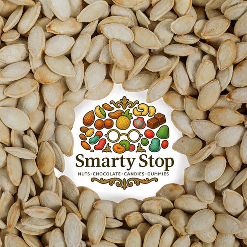 Smarty Stop 5 (Pack 1)) Seeds Collections ~ Healthy Snacks (Roasted Salted Pumpkin Seeds, Pound