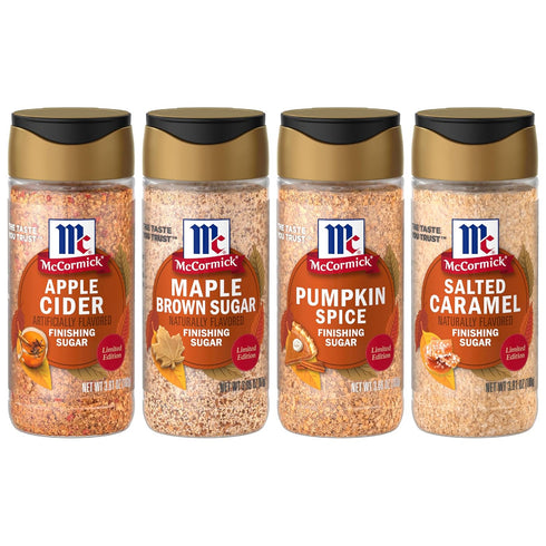 McCormick Finishing Sugar Variety Pack, Gift Set, Limited Edition, Includes Seasonal Fall