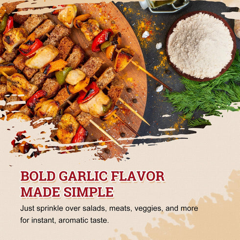 52USA 22 oz (1.54Lb), Garlic Powder Fine Garlic Powder Seasoning for Cooking, Grilled Meats, Salads, Flavor Vegetables