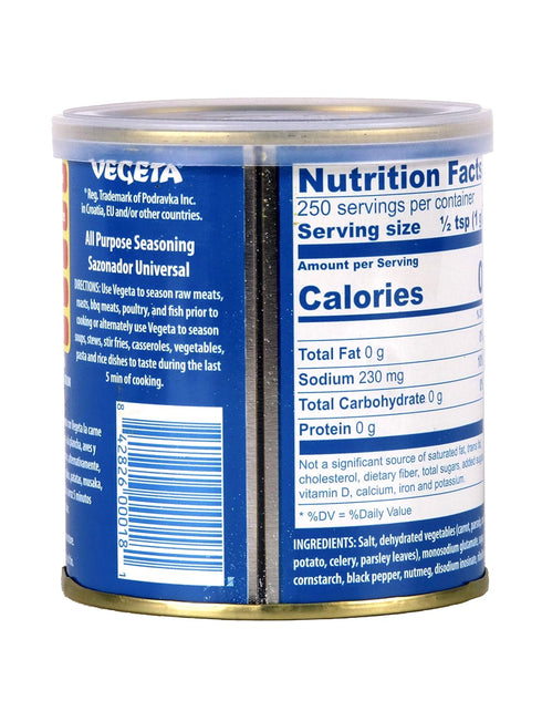 Podravka 8.8 oz (250 Vegeta All Purpose Seasoning Mix, Can g)