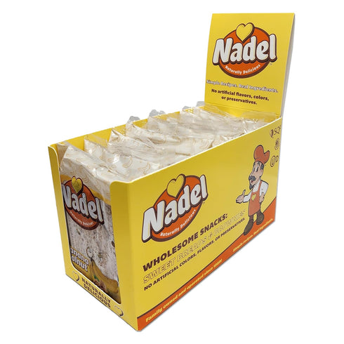 Naturally Delicious 8 Pack, Nadel - Banana Nut bread, Fresh Bananas, Crunchy Walnuts, Lunch snack breakfast bars