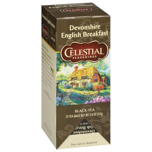 25 Celestial Seasonings Devonshire English Breakfast Black Tea Tea Bags