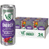 V8 +ENERGY Sparkling Pomegranate Blueberry Juice Energy Drink, 11.5 fl oz Can (24 Pack)
