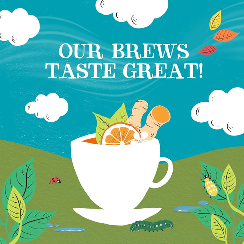 1 Pack, 20 Clipper Tea, Orange & Turmeric, Organic Tea with Licorice Root, Orange Peel and Hibiscus, Plant Based Herbal