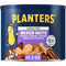 PLANTERS Mixed Nuts Unsalted, Party Snacks, Plant-Based Protein, 10.3 oz Canister