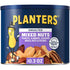 PLANTERS Mixed Nuts Unsalted, Party Snacks, Plant-Based Protein, 10.3 oz Canister