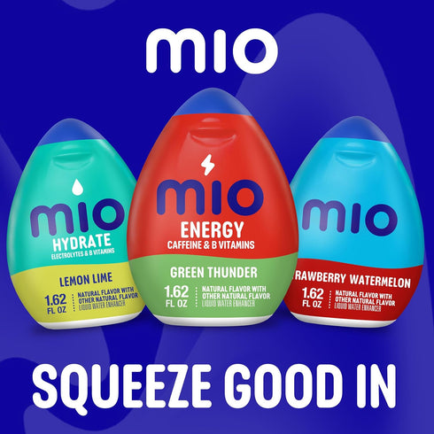 Pack, 1.62 oz, 4 Mio Energy Water Enhancer Variety fl Flavors (Wicked Blue Citrus, Acai Berry, Black Cherry, Green