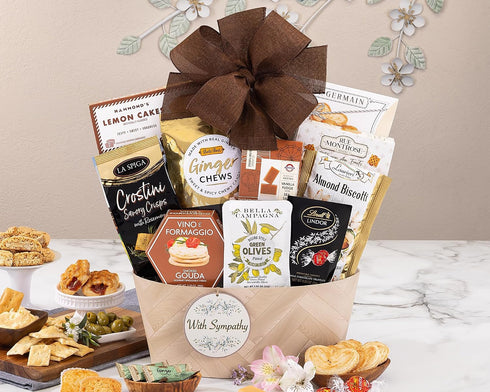 Country Wine Gift Baskets Sympathy Gift Basket