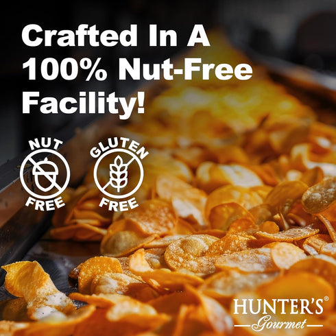 Pack 8 40g Hunter's Gourmet Truffle Chips | Cholesterol & Dairy Free | Black Truffle | Made in a Nut-Free Facility | No