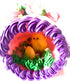 Generic Panoramic Sugar Egg with chick (Green)