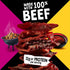 100 Packs 11g Pack 3.25oz (4 Count) Jack Link's DUOs Original and Teriyaki Beef Jerky, Shareable Under Calories Snack