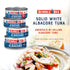 Albacore 66.5 oz 21g Omega-3s Bumble Bee Solid White Tuna in Water, Bulk Food Service Can - Wild Caught Tuna - Protein