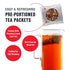 Packets, 64 oz (Pack 10) Tiesta Tea - Ginger Sweet Peach Cold Brew Tea, Mother's Day Loose Leaf, Spicy Peach Herbal