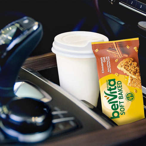 6 5 Packs (1 Pack) belVita Soft Baked Breakfast Bars, Cinnamon Oat, Boxes of Biscuit Per