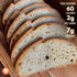3g 6g 4 (2 Pack (20oz), Dr. B's Frankie New York Style Sourdough Bread | Net Carbs & Protein | Low Calorie, Vegan